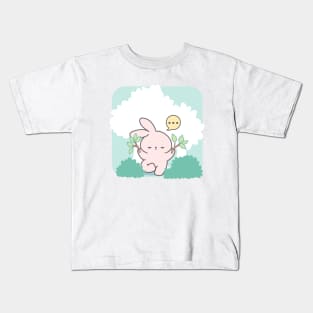 The Bunny's Tree Pose for Serenity Kids T-Shirt